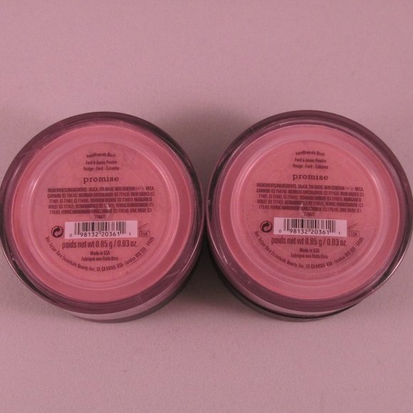 #NWT Original bareMinerals Promise Loose Powder Blush 0.85g/0.03oz - Lot of 2 - Picture 1 of 2